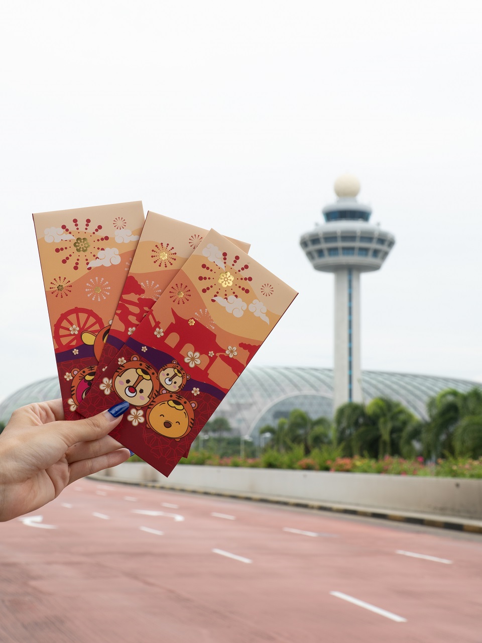 Disney Tsum Tsum red packet from Changi Airport